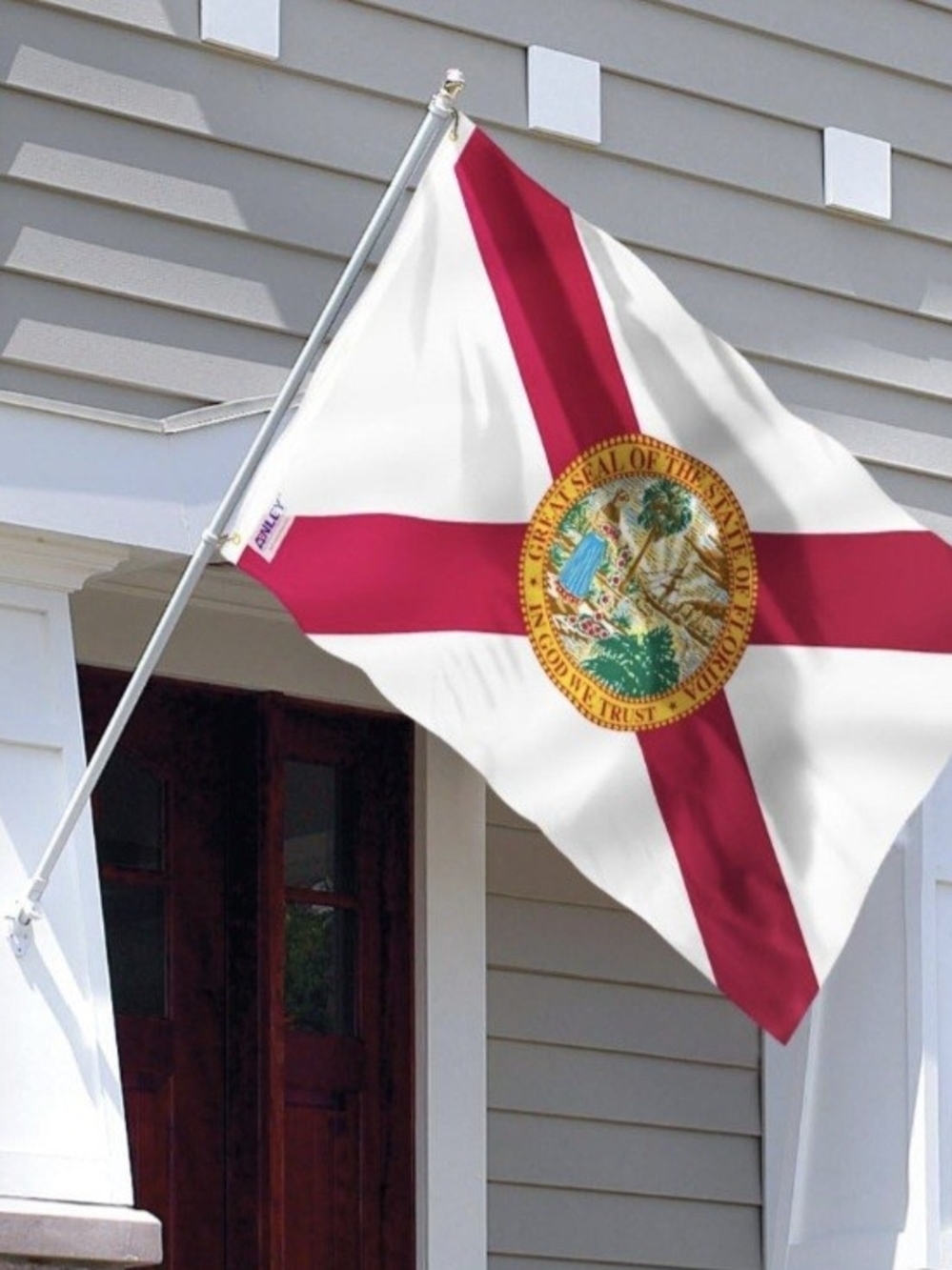 Florida State Flag Outdoor Flag - White and Red